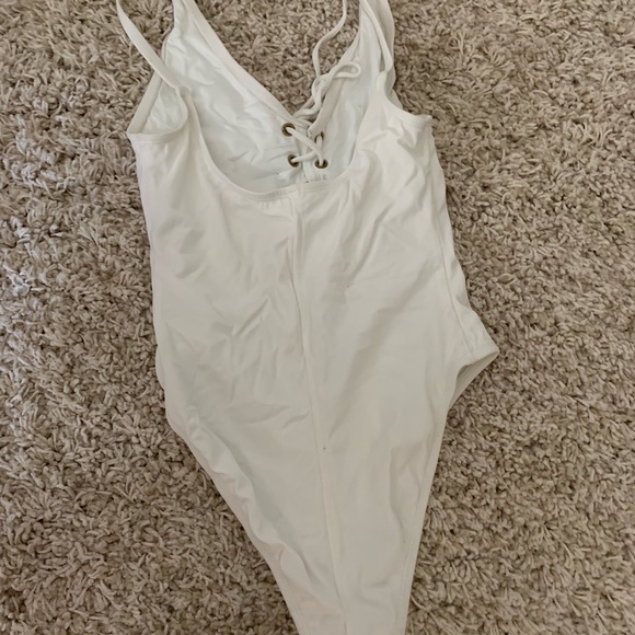 Nasty gal one piece lace up swim - Picture 2 of 2
